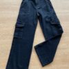 Calça Cargo Infantil Feminina Jeans Lavagem Escura Fernanda Ramos Kds