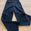 fernandaramoskids com br Calça Cargo Infantil Feminina Jeans Lavagem Escura2