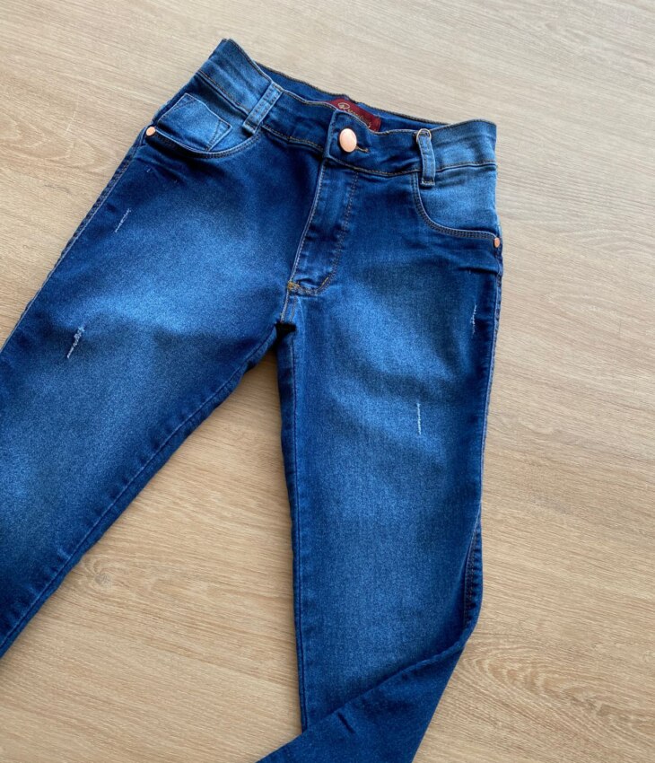 fernandaramoskids com br Calça Feminina Juvenil Jeans Lavagem Média1