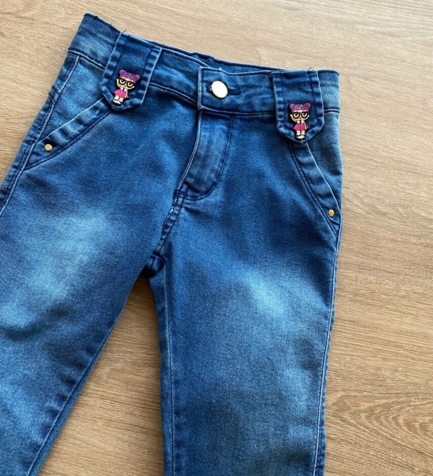 fernandaramoskids com br Calça Infantil Feminina Jeans Lavagem Média1