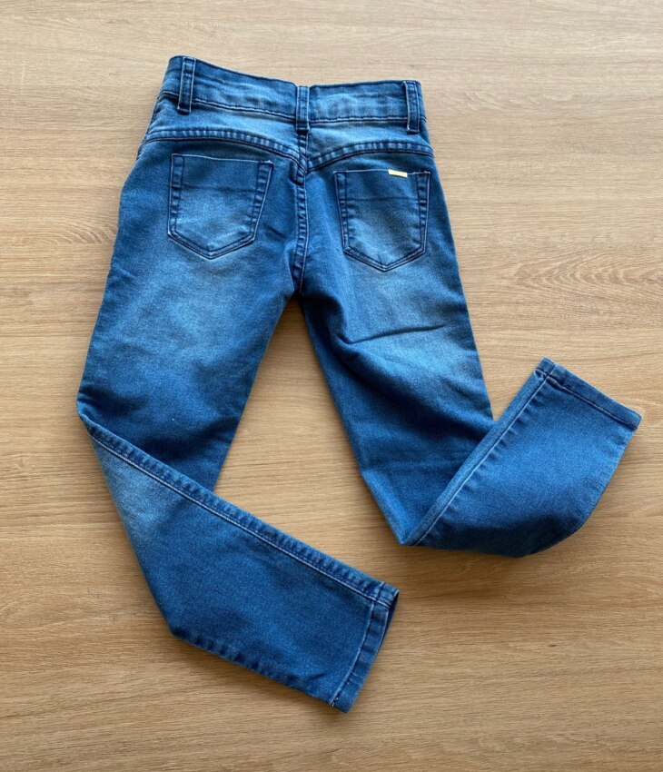 fernandaramoskids com br Calça Infantil Feminina Jeans Lavagem Média2