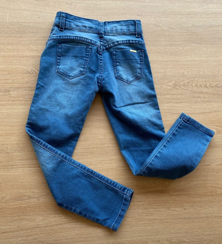 fernandaramoskids com br Calça Infantil Feminina Jeans Lavagem Média2