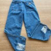 fernandaramoskids com br Calça Jeans Juvenil Feminina Wide Leg com Destroyed3