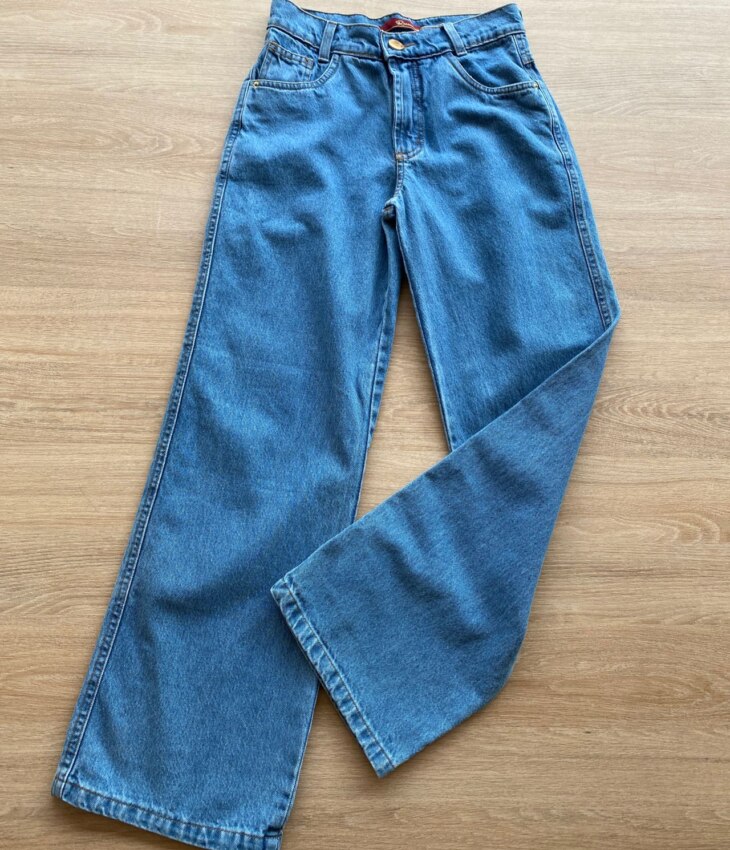 fernandaramoskids com br Calça Juvenil Feminina Wide Leg Jeans1