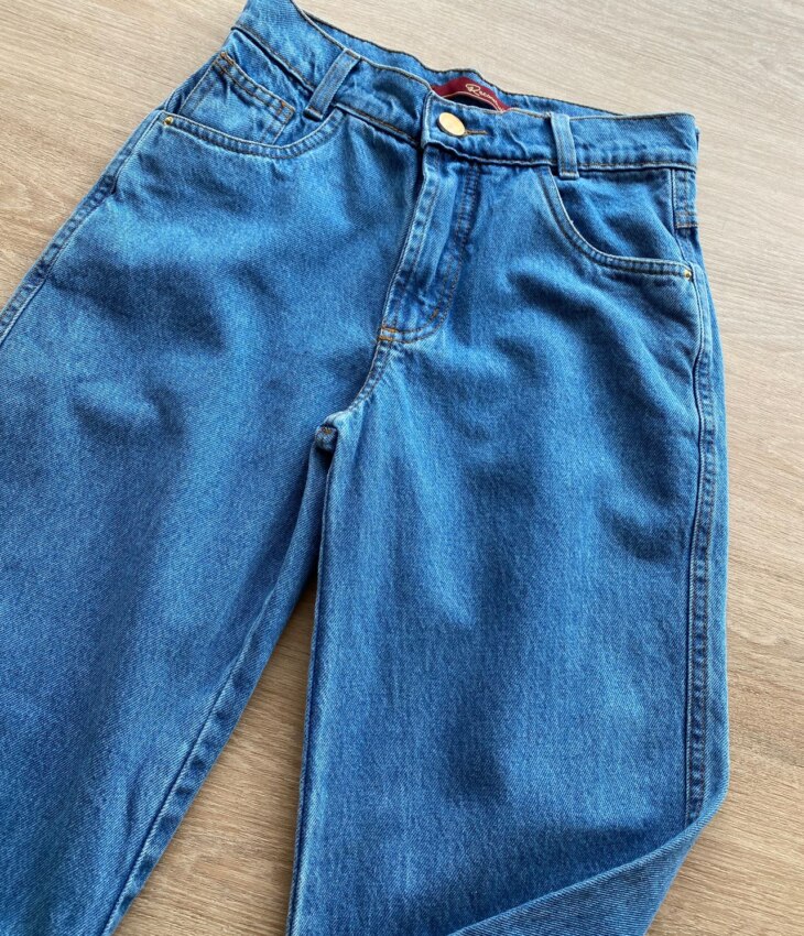 fernandaramoskids com br Calça Juvenil Feminina Wide Leg Jeans2