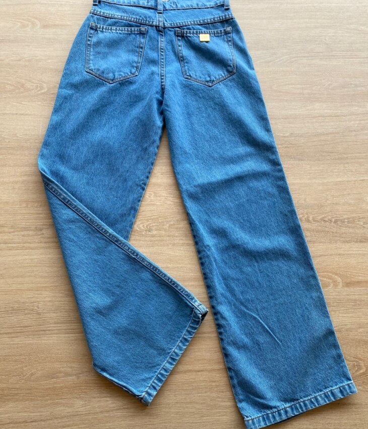 fernandaramoskids com br Calça Juvenil Feminina Wide Leg Jeans3