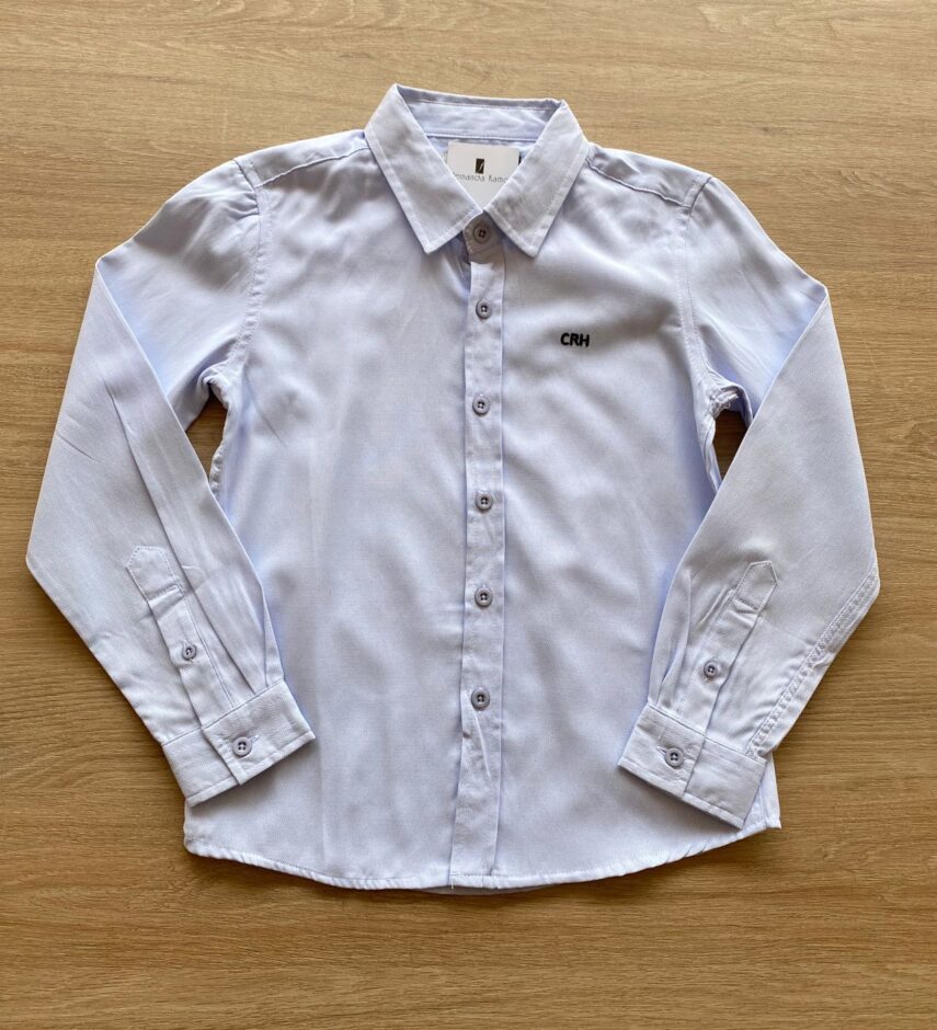 Camisa Infantil Masculina Manga Longa Lilás Fernanda Ramos Kids