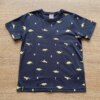 Camiseta Infantil Masculina Cinza Dinossauros Fernanda Ramos Kids