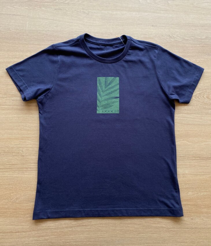 Camiseta Infantil Masculina Concept Ogochi Azul Marinho Fernanda Ramos Kids