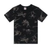 fernandaramoskids com br Camiseta Infantil Masculina Manga Curta Preta Dinossauros1