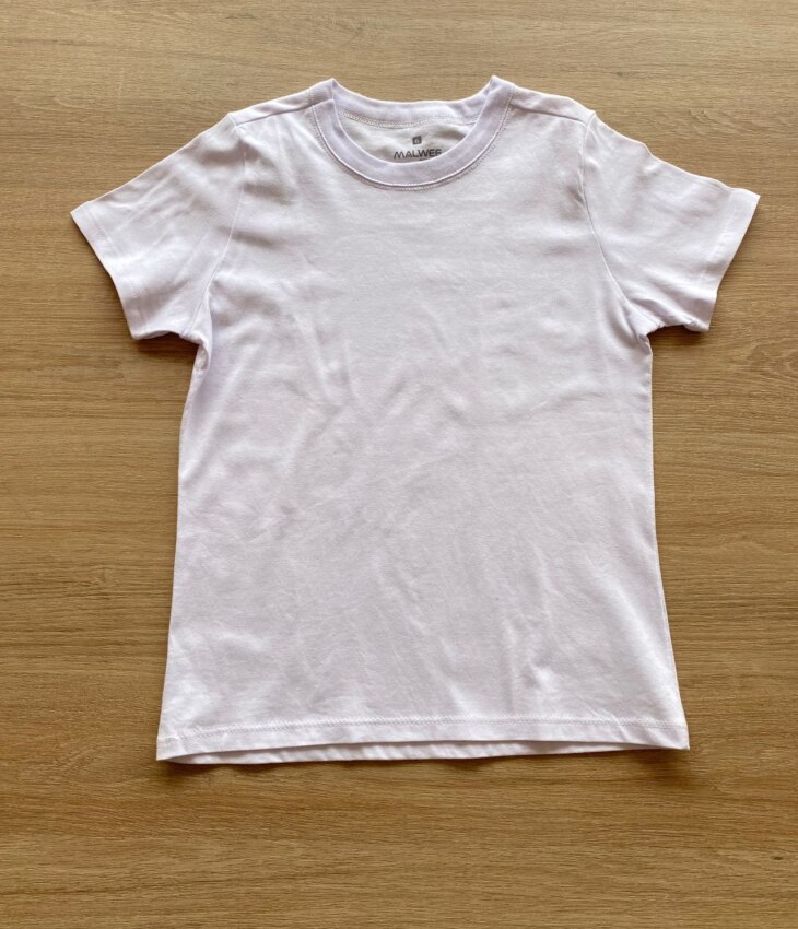 Camiseta Masculina Infantil Tradicional Manga Curta Branca Fernanda Ramos Kids