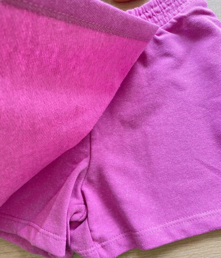fernandaramoskids com br Conjunto Infantil Feminino Blusa Cropped e Short Saia Lilás1