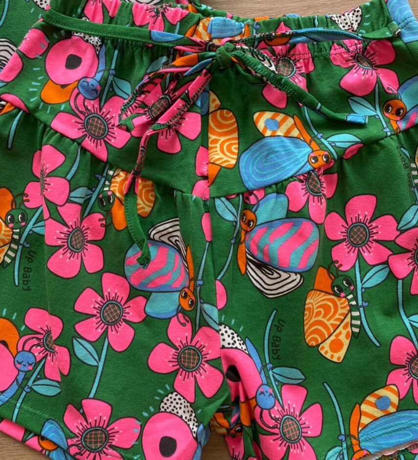 fernandaramoskids com br Conjunto Infantil Feminino Blusa e Short em Cotton Estampa Floral2