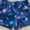 fernandaramoskids com br Conjunto Infantil Feminino Regata e Short Estampado Azul Marinho2