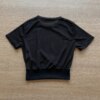 fernandaramoskids com br Cropped Infantil Feminino Tule Preto com Transparência2