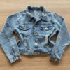 Jaqueta Infantil Feminina Jeans com Detalhe em Destroyed Fernanda Ramos Kids