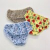 fernandaramoskids com br Kit 3 Calcinhas Infantil Feminina de Algodão Estampadas5