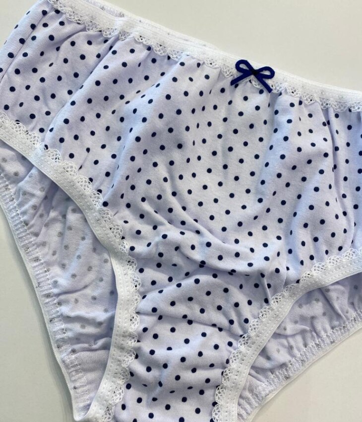 fernandaramoskids com br Kit 3 Calcinhas Infantil Feminina em Algodão Bolinhas4