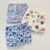 Kit 3 Calcinhas Infantil Feminina Estampadas em Algodão Fernanda Ramos Kids