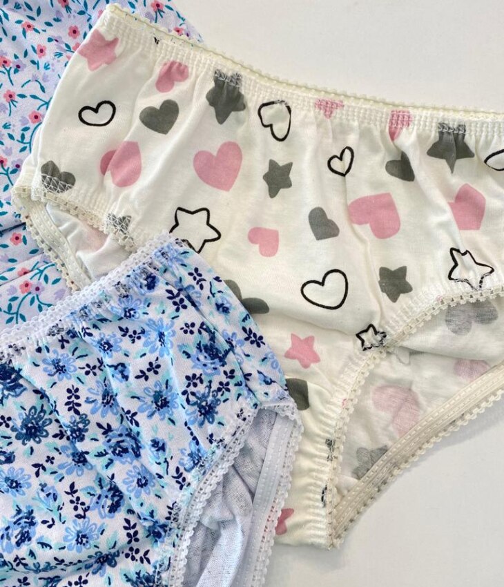 fernandaramoskids com br Kit 3 Calcinhas Infantil Feminina Estampadas em Algodão2