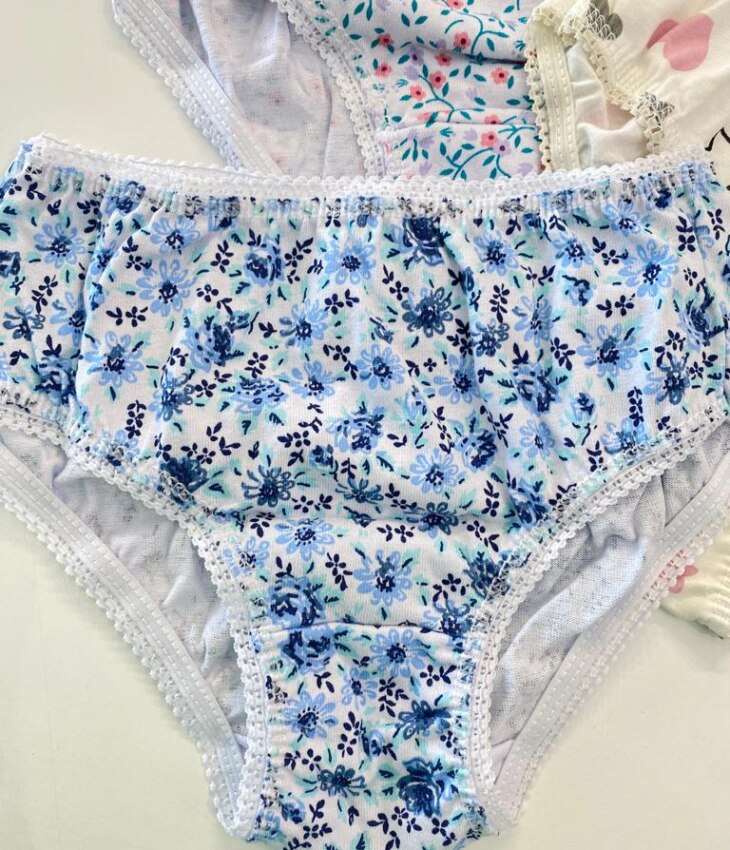 fernandaramoskids com br Kit 3 Calcinhas Infantil Feminina Estampadas em Algodão3