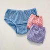 Kit 3 Calcinhas Infantil Feminina Poá em Algodão Fernanda Ramos Kids