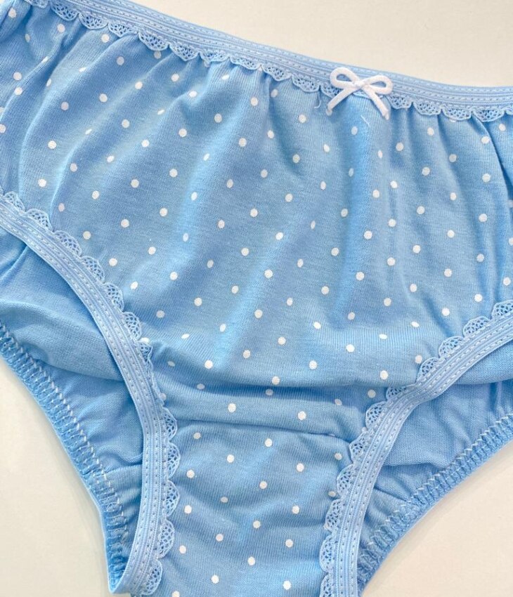 fernandaramoskids com br Kit 3 Calcinhas Infantil Feminina Poá em Algodão7