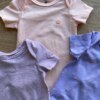fernandaramoskids com br Kit Body Infantil Feminino Lilás Estampado, Listrado e Salmão4