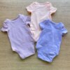 fernandaramoskids com br Kit Body Infantil Feminino Lilás Estampado, Listrado e Salmão5