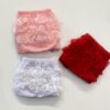 Kit Calcinha Infantil Feminina com Detalhe em Renda Fernanda Ramos Kids