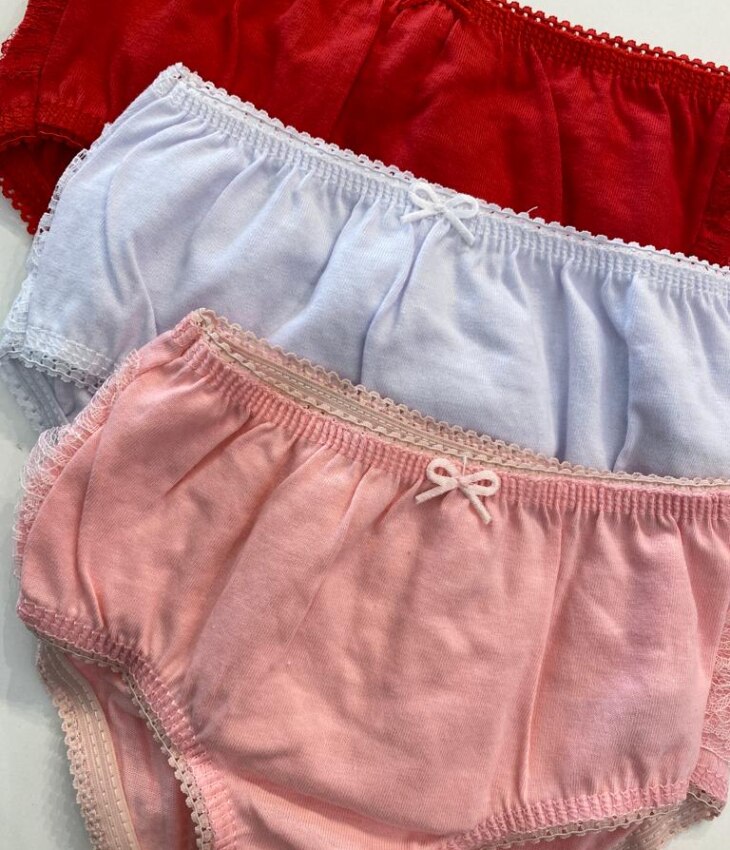 fernandaramoskids com br Kit Calcinha Infantil Feminina com Detalhe em Renda3