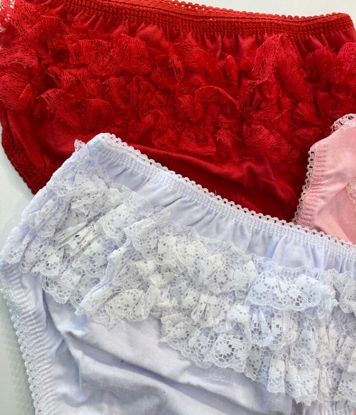 fernandaramoskids com br Kit Calcinha Infantil Feminina com Detalhe em Renda4