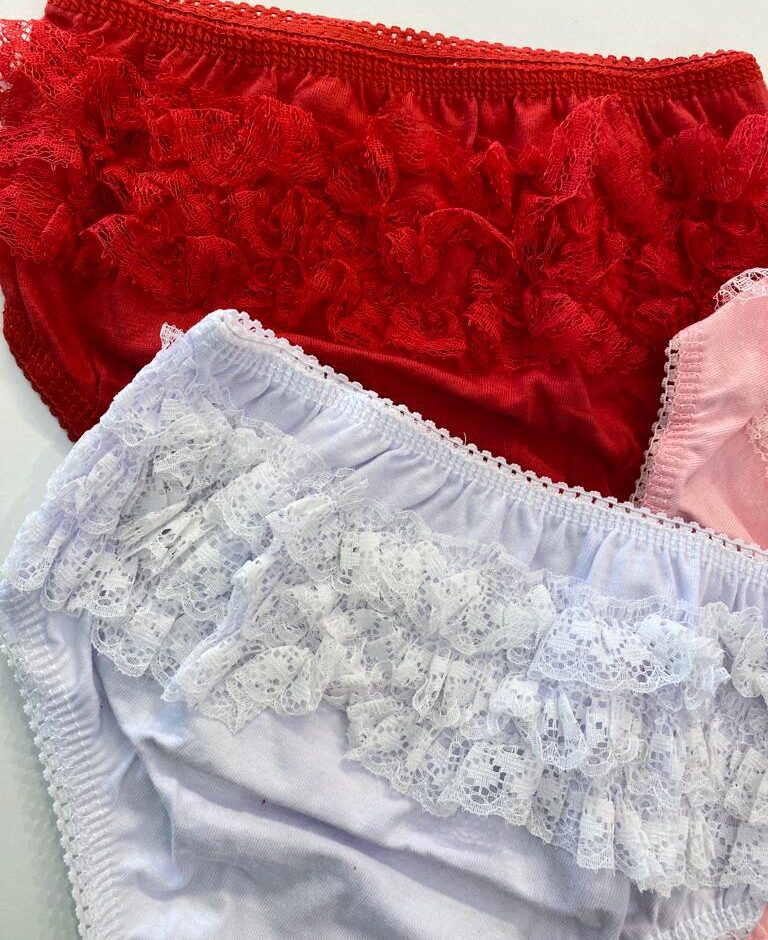 fernandaramoskids com br Kit Calcinha Infantil Feminina com Detalhe em Renda4