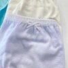fernandaramoskids com br Kit Calcinha Infantil Feminina de Algodão Azul, Off White e Branca2