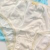 fernandaramoskids com br Kit Calcinha Infantil Feminina de Algodão Azul, Off White e Branca6