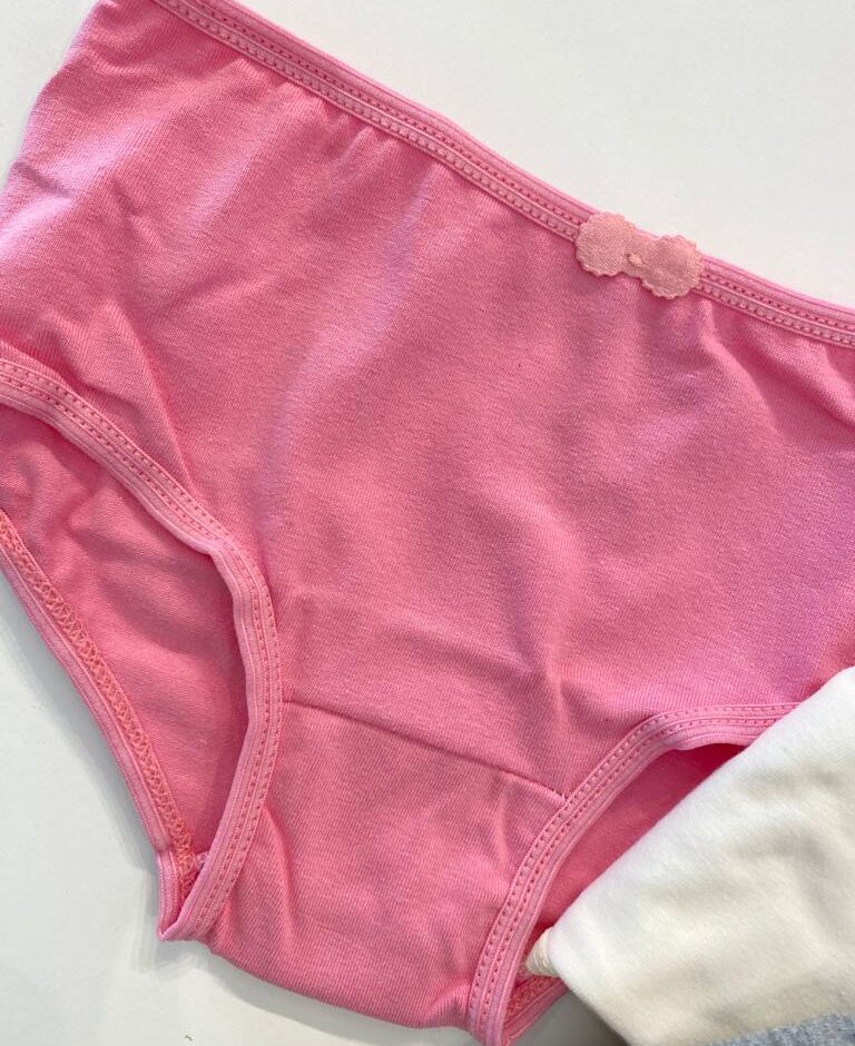 fernandaramoskids com br Kit Calcinha Infantil Feminina de Algodão com Elastano Coloridas2