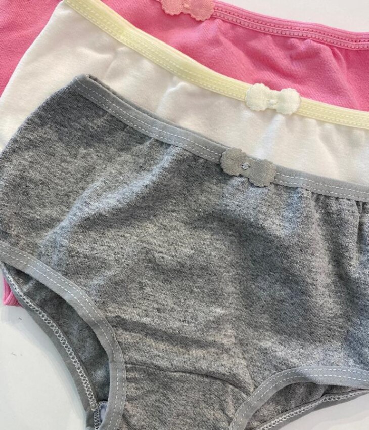 fernandaramoskids com br Kit Calcinha Infantil Feminina de Algodão com Elastano Coloridas3