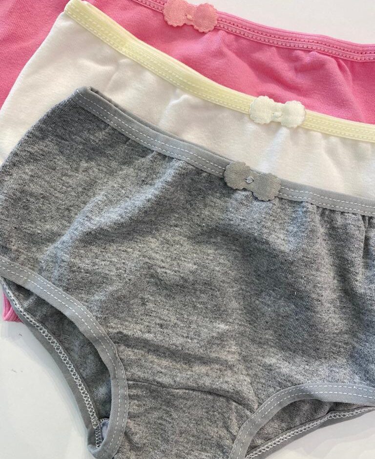 fernandaramoskids com br Kit Calcinha Infantil Feminina de Algodão com Elastano Coloridas3