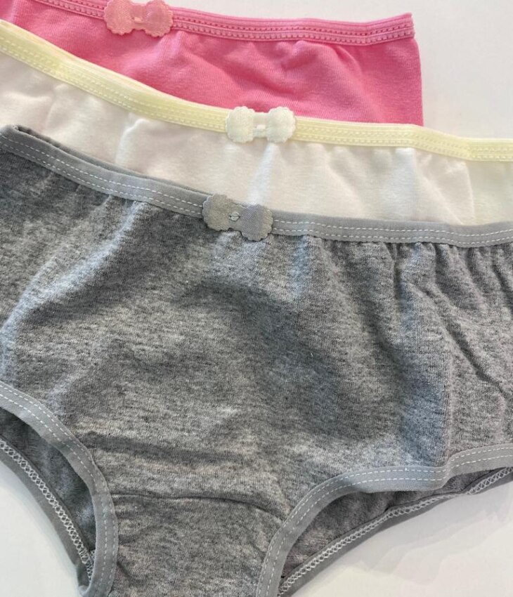 fernandaramoskids com br Kit Calcinha Infantil Feminina de Algodão com Elastano Coloridas4