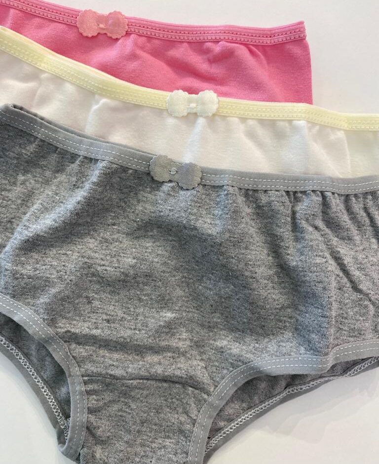 fernandaramoskids com br Kit Calcinha Infantil Feminina de Algodão com Elastano Coloridas4