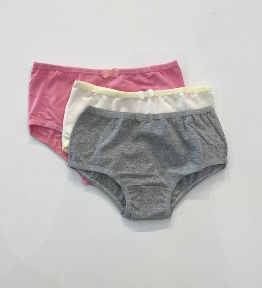 fernandaramoskids com br Kit Calcinha Infantil Feminina de Algodão com Elastano Coloridas5