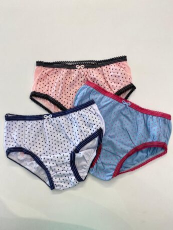 Kit Calcinha Infantil Feminina Estampada Fernanda Ramos Kids