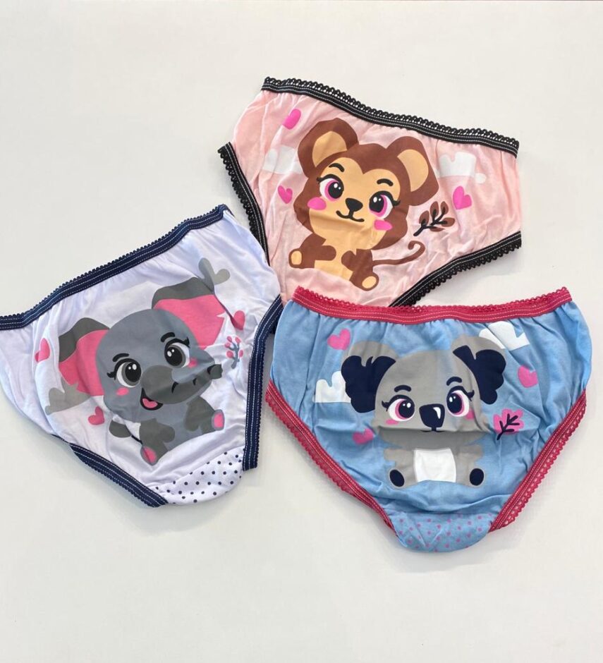 fernandaramoskids com br Kit Calcinha Infantil Feminina Estampada4
