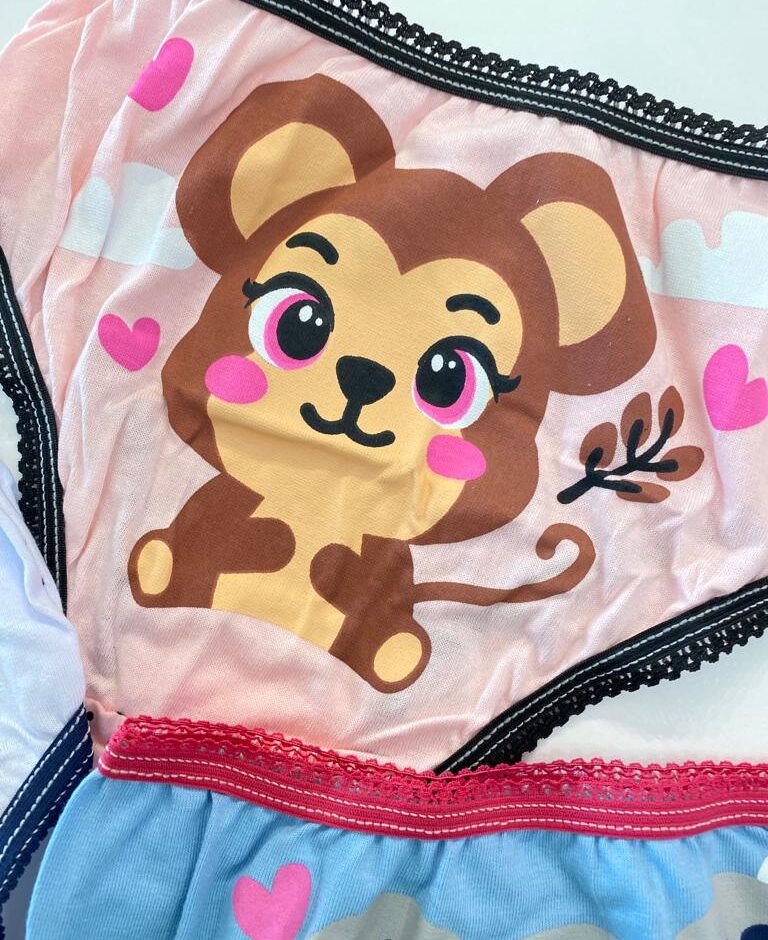 fernandaramoskids com br Kit Calcinha Infantil Feminina Estampada5