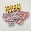 fernandaramoskids com br Kit Calcinha Infantil Feminina Estampada Branca, Amarela e Rosa6