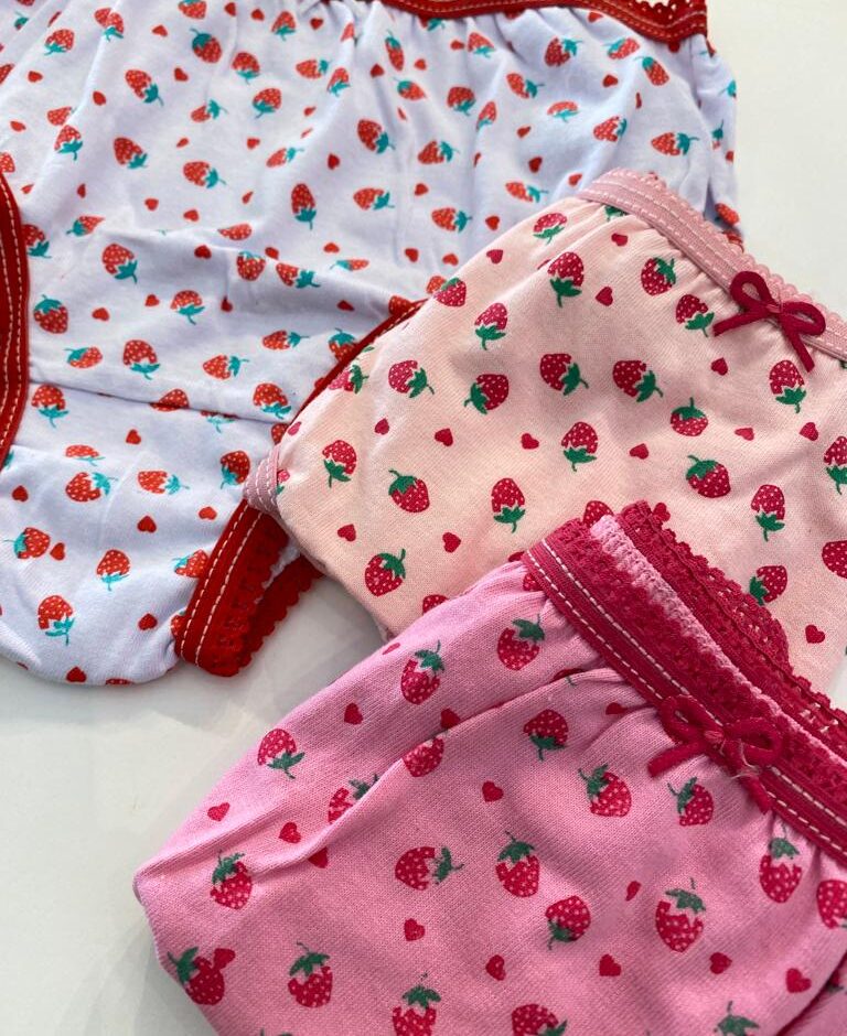fernandaramoskids com br Kit Calcinha Infantil Feminina Estampada com Lacinho1
