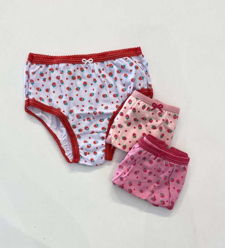 fernandaramoskids com br Kit Calcinha Infantil Feminina Estampada com Lacinho2