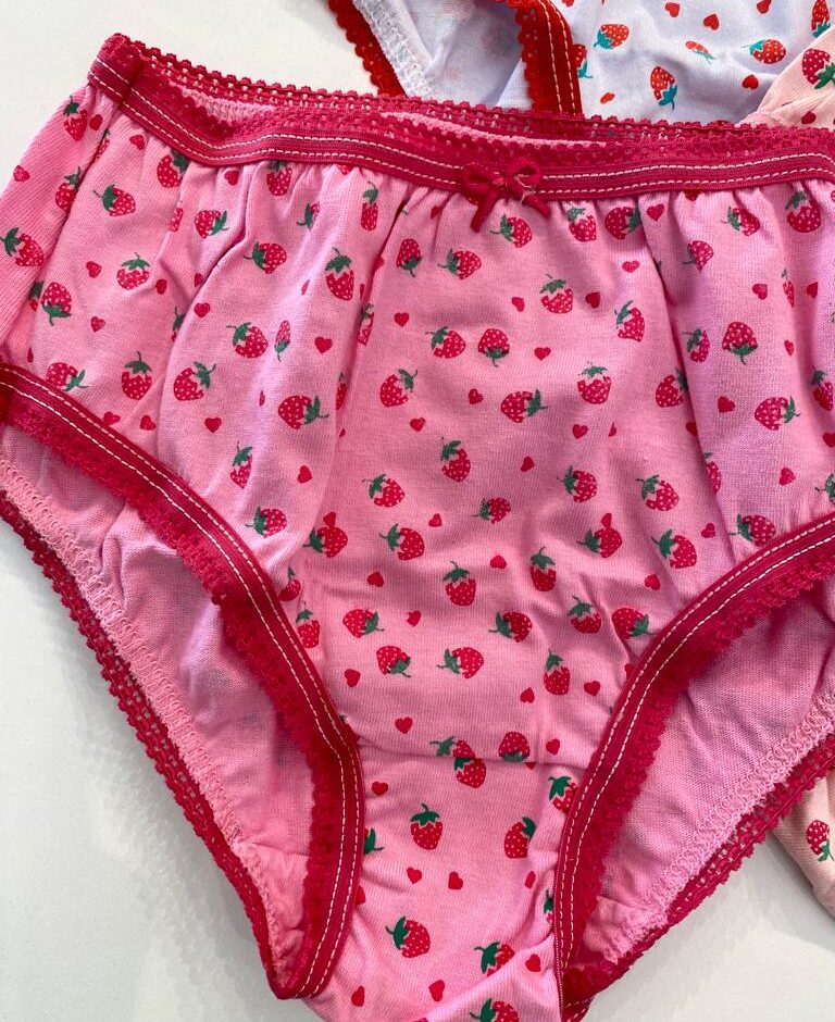 fernandaramoskids com br Kit Calcinha Infantil Feminina Estampada com Lacinho4