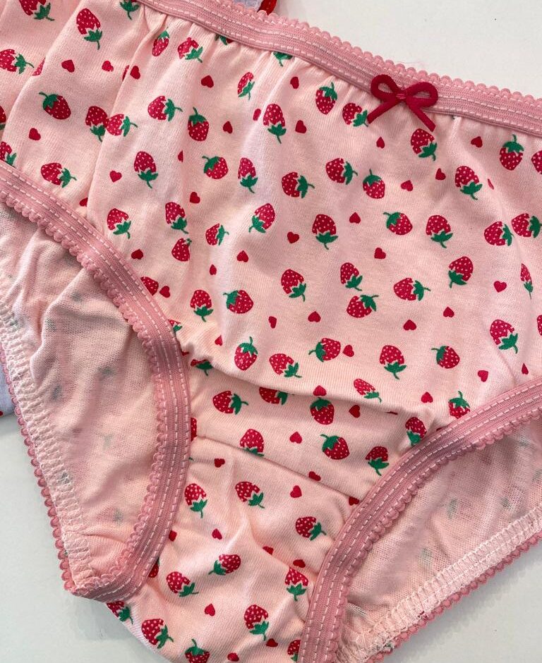fernandaramoskids com br Kit Calcinha Infantil Feminina Estampada com Lacinho5