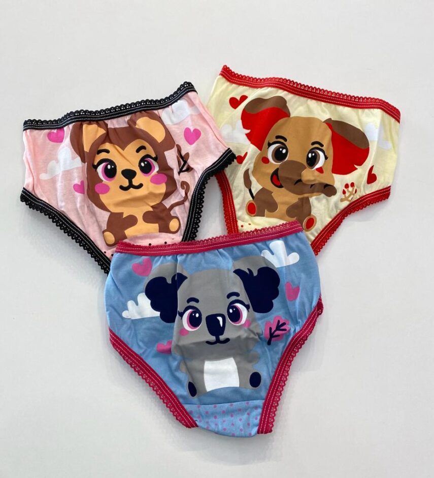 fernandaramoskids com br Kit Calcinha Infantil Feminina Estampada de Bolinhas5